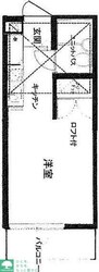 ハイツベルグ中延の物件間取画像